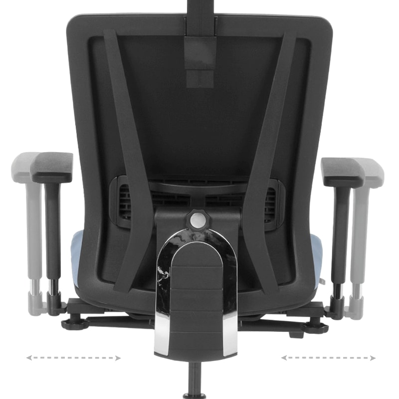 Ергономичен офис стол Carmen COTIA син